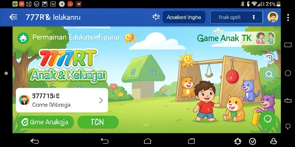 Antarmuka permainan edukatif yang interaktif dan menyenangkan.