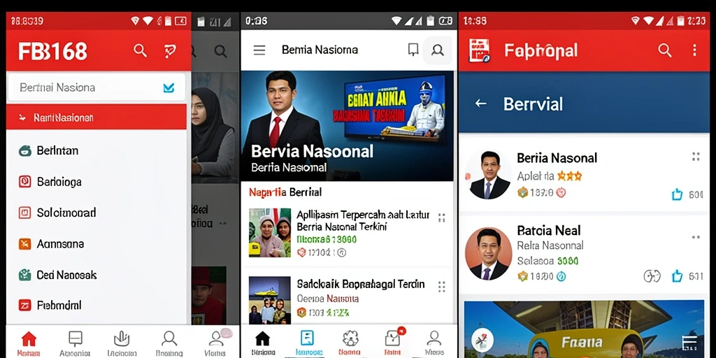 Tampilan antarmuka FB168 yang informatif dan user-friendly.
