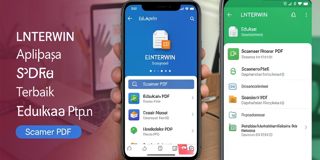 Tampilan antarmuka pengguna LNTERWIN yang modern dan intuitif.