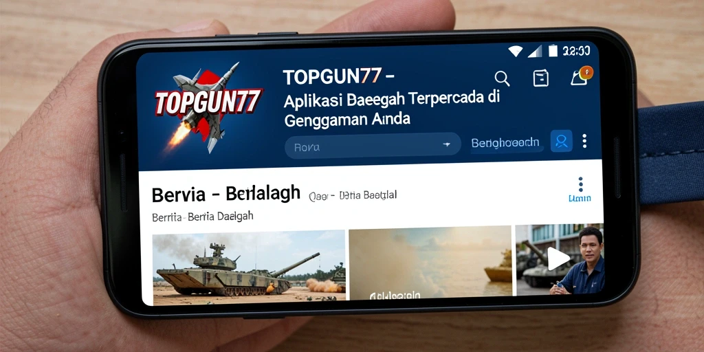 Tampilan antarmuka aplikasi Berita Daerah yang modern dan menarik.