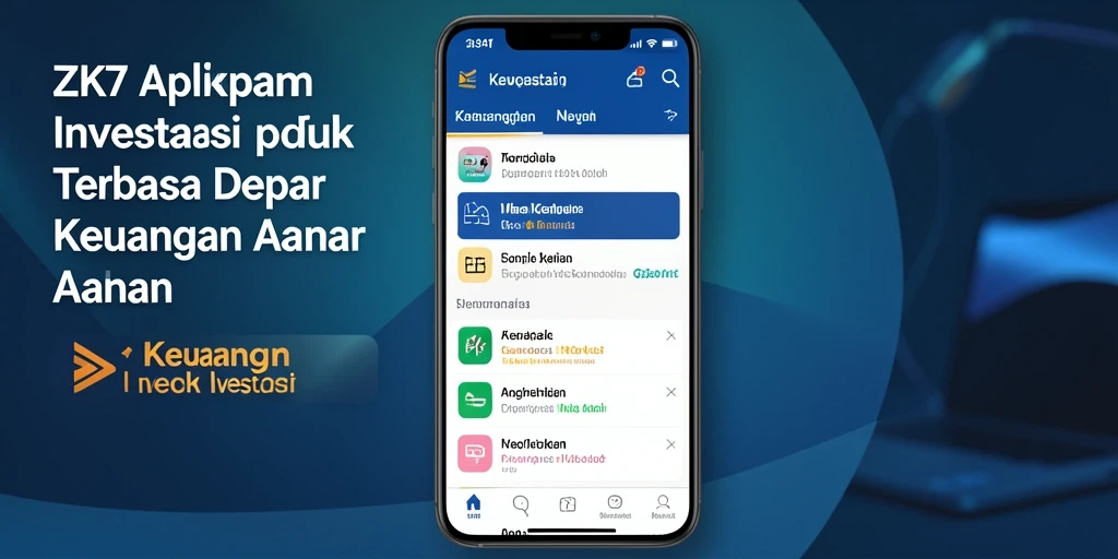 Tampilan intuitif ZK7 memudahkan pengelolaan investasi.